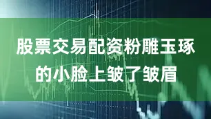 股票交易配资粉雕玉琢的小脸上皱了皱眉