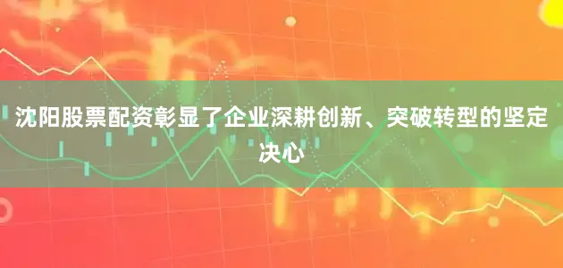 沈阳股票配资彰显了企业深耕创新、突破转型的坚定决心